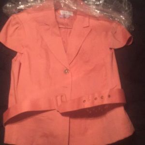 Sz16 J Rose Suit dress jacket with belt.